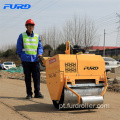 Compactador vibratório do rolo do mini cilindro 500kg único com velocidade variável